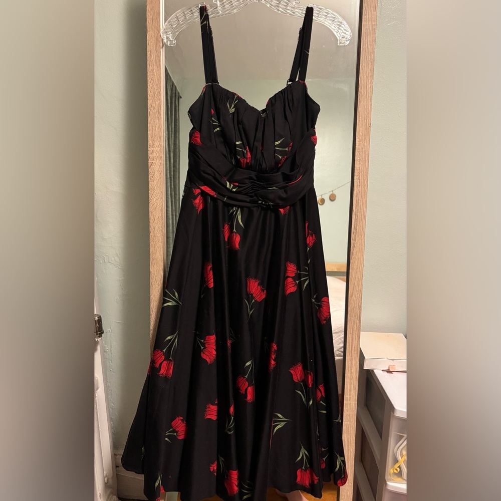 Stop Staring Vintage-Inspired Midi Dress
